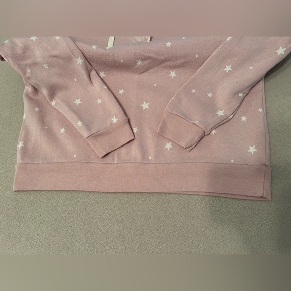 Alternative Apparel Drawstring Pullover Hoodie - Pink Rose Quartz Dreamy Star - Picture 5 of 8